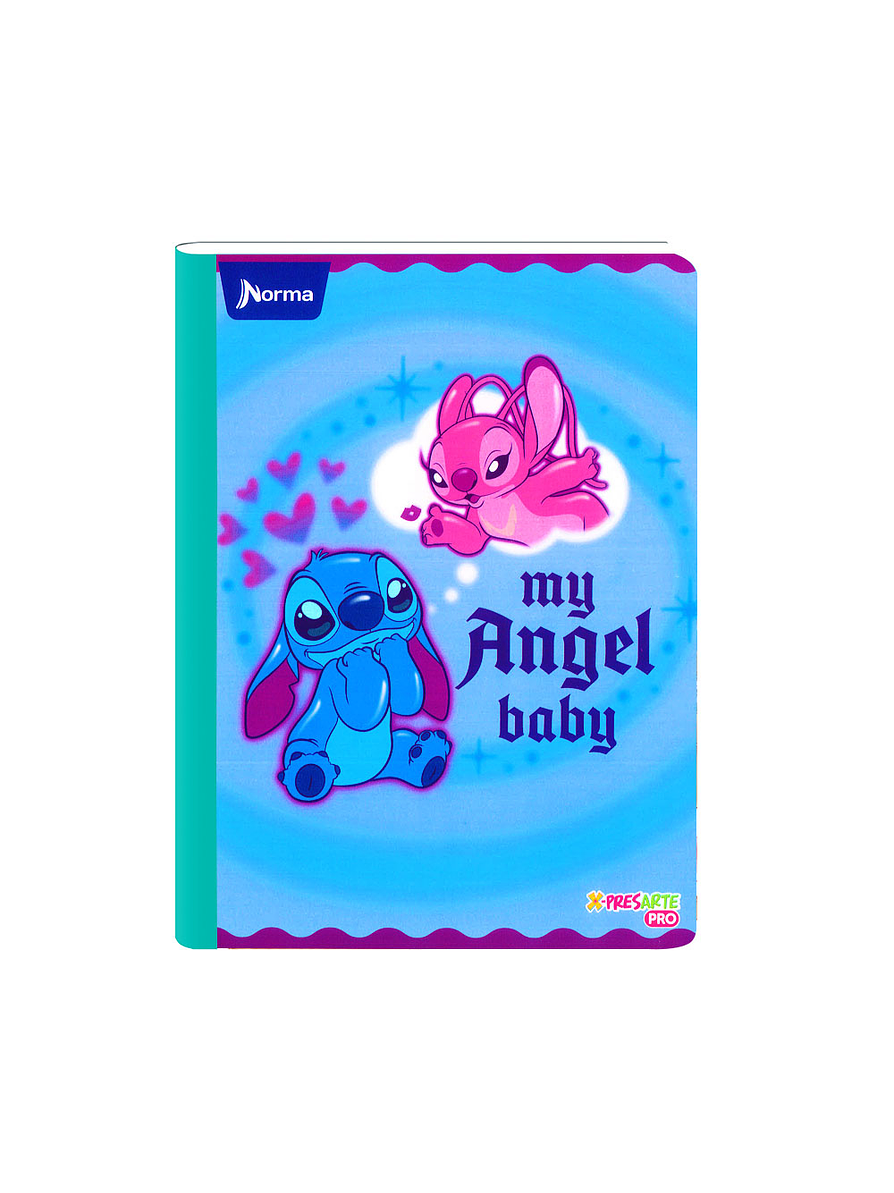 Cuaderno Cosido Norma Stitch 100 Hojas Cuadros 6