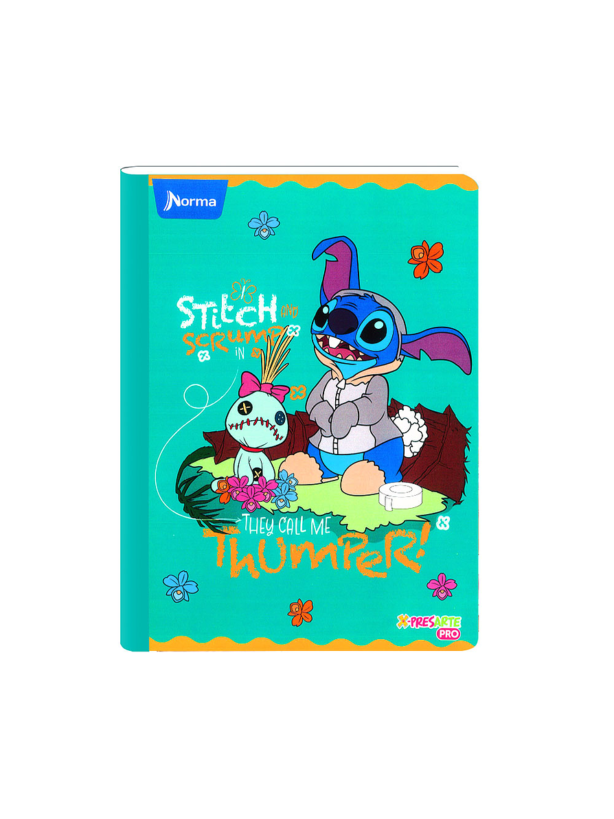 Cuaderno Cosido Norma Stitch 100 Hojas Cuadros 7