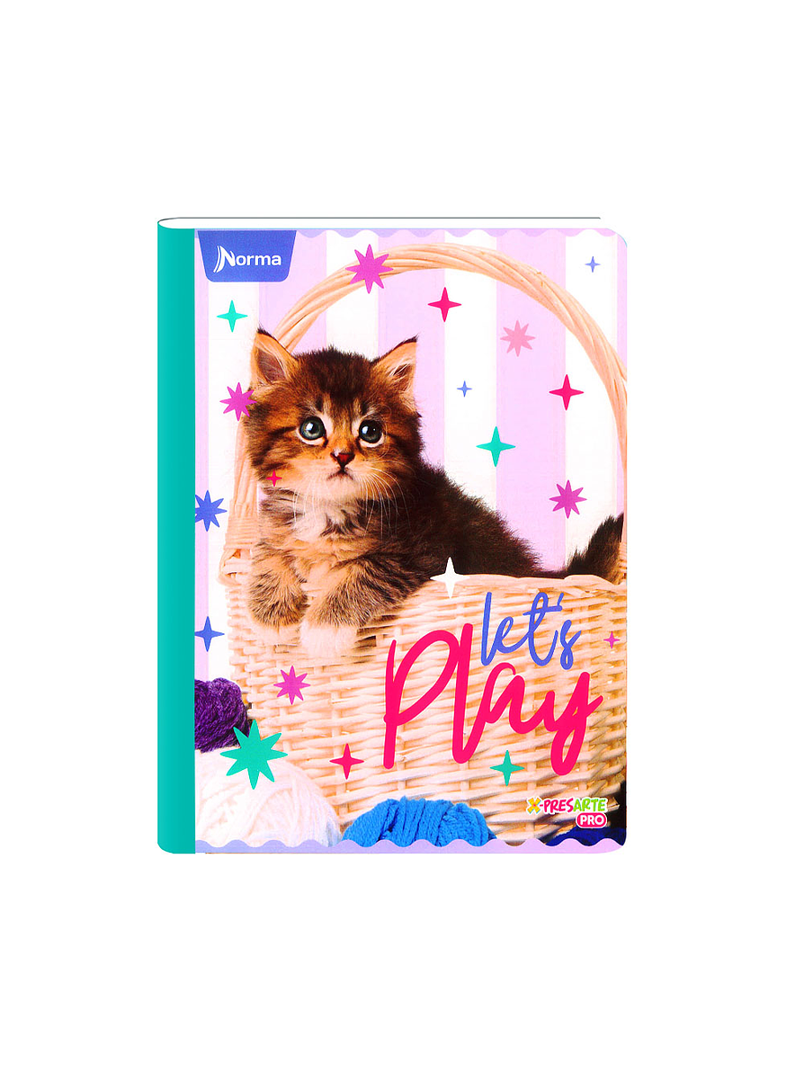 Cuaderno Cosido Norma Cats 100 Hojas Cuadros 2