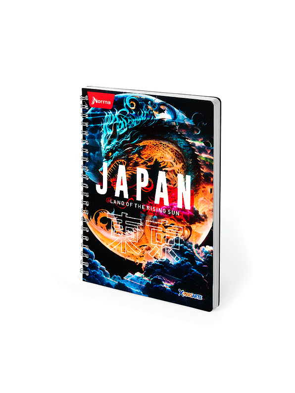 Cuaderno Argollado Pasta Dura X-Presarte 80 Hojas Cuadros Masculino 10