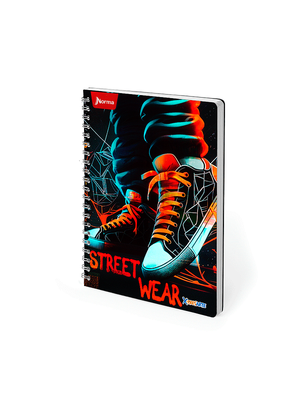 Cuaderno Argollado Pasta Dura X-Presarte 80 Hojas Cuadros Masculino 16