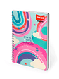 Cuaderno Argollado Pasta Dura Master Femenino 80 Hojas Cuadros  - Miniatura 3