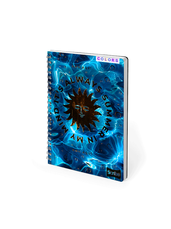 Cuaderno Argollado Pasta Dura Incolors 80 Hojas 3