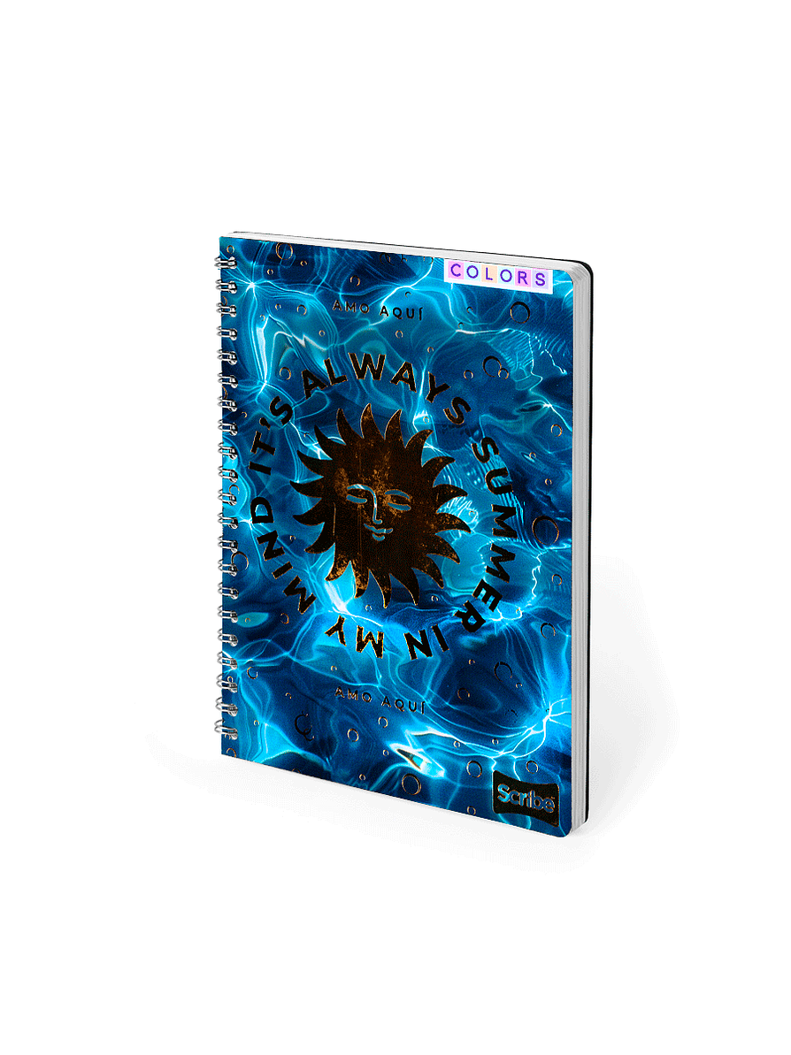 Cuaderno Argollado Pasta Dura Incolors 80 Hojas 3