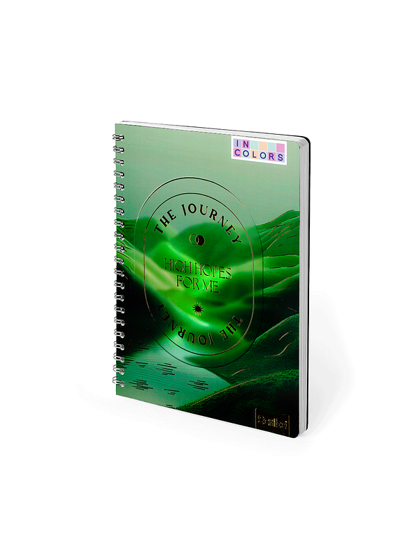 Cuaderno Argollado Pasta Dura Incolors 80 Hojas 5