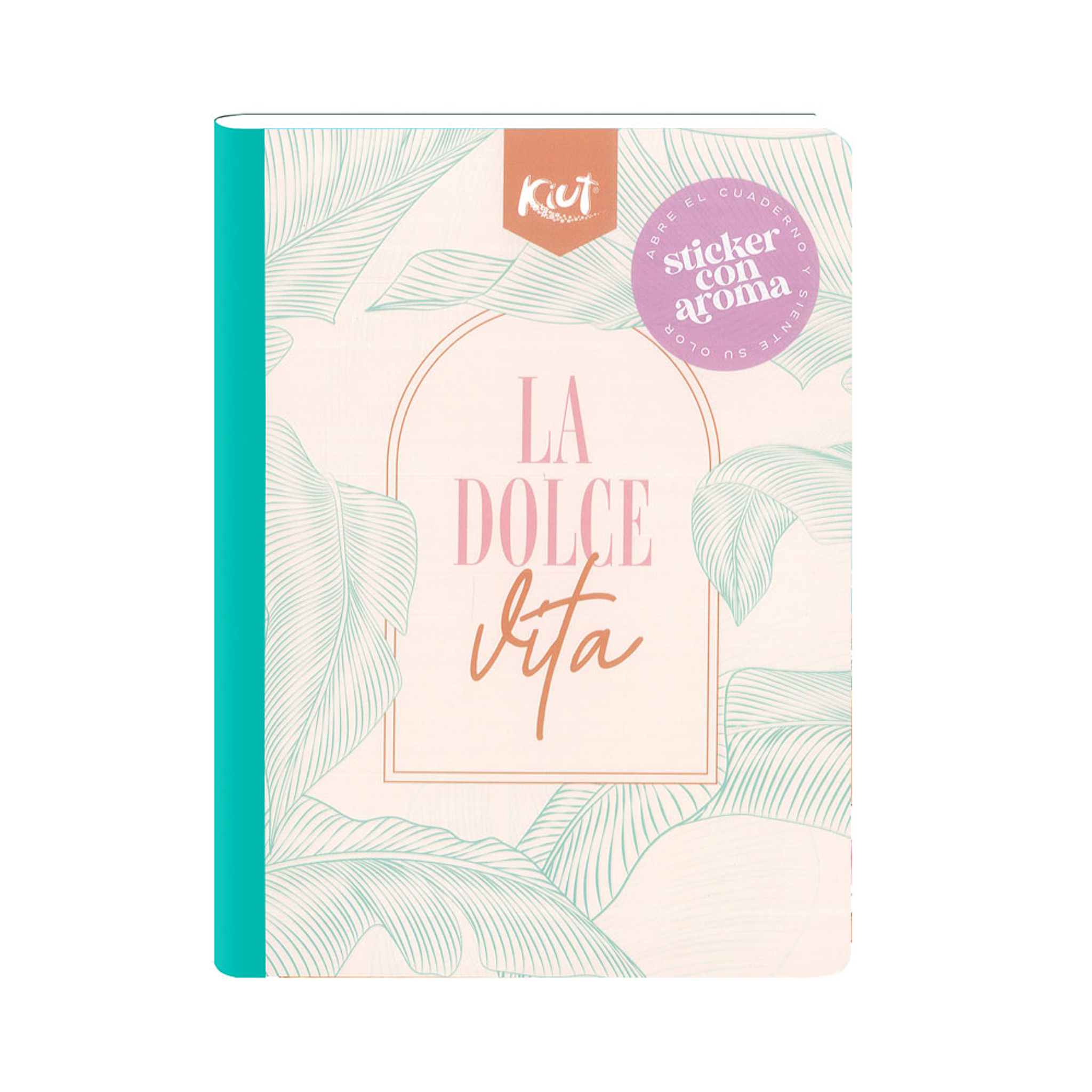 Cuaderno Cosido Kiut Aroma 100 Hojas Cuadros 6