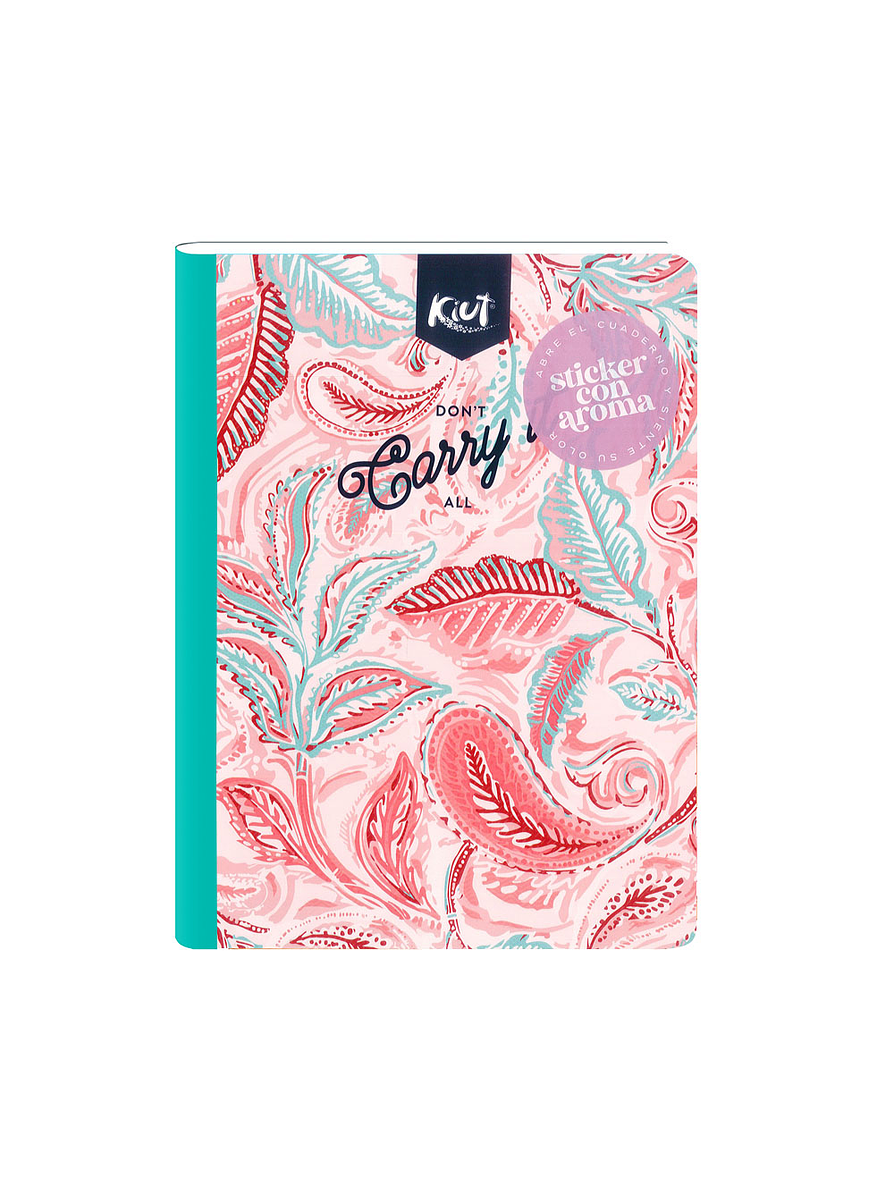Cuaderno Cosido Kiut Aroma 100 Hojas Cuadros 8