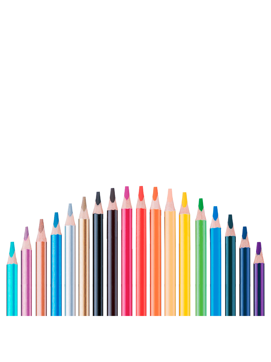 Colores Triangulares Offi-Esco 24 lápices / 25 colores 2