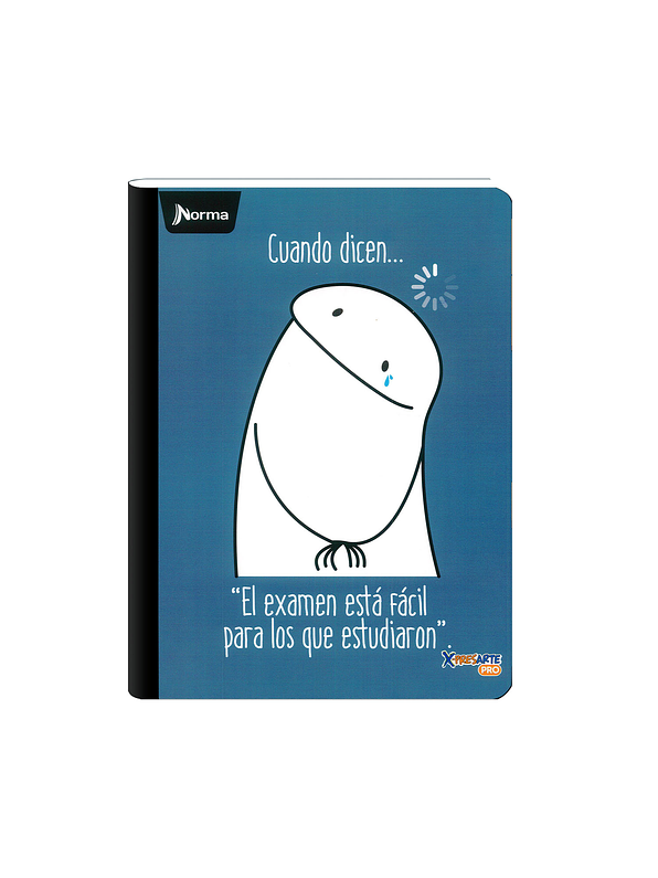 Cuaderno Cosido Norma Memes 100 Hojas Cuadros 6