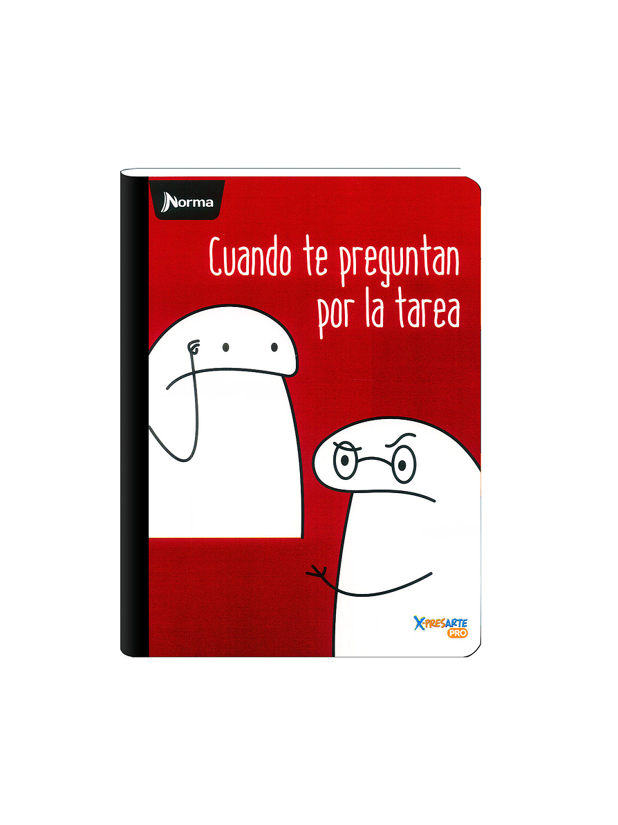 Cuaderno Cosido Norma Memes 100 Hojas Cuadros 8