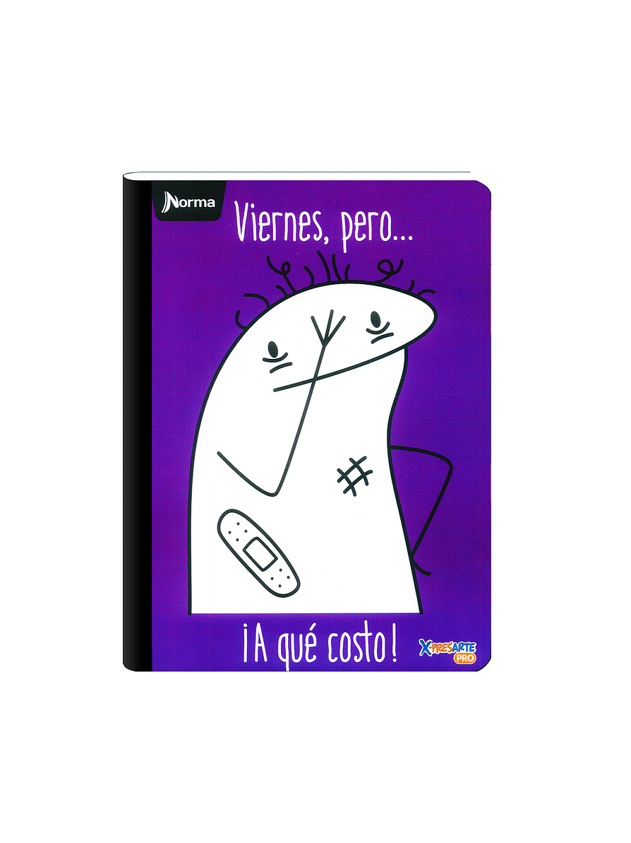 Cuaderno Cosido Norma Memes 100 Hojas Cuadros 9