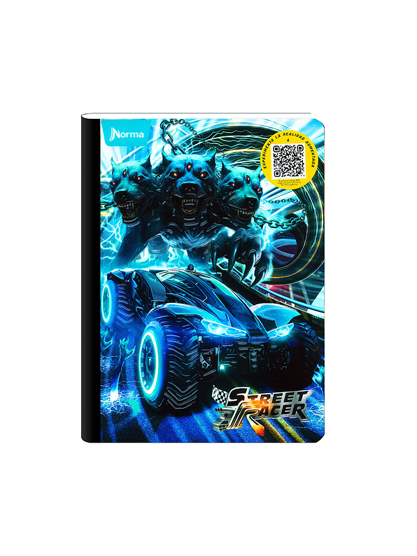 Cuaderno Cosido Street Racer 100 Hojas Cuadros 5
