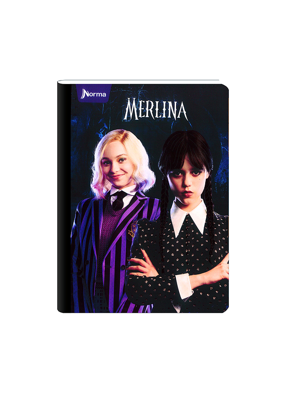 Cuaderno Cosido Norma Merlina 100 Hojas Cuadros 8