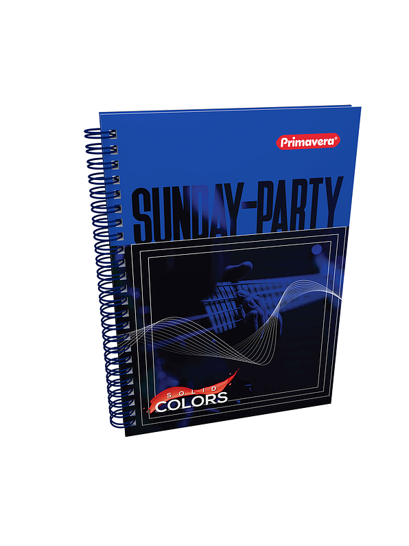 Cuaderno Argollado  Primavera  Pasta Dura Hombre Cuadros  6