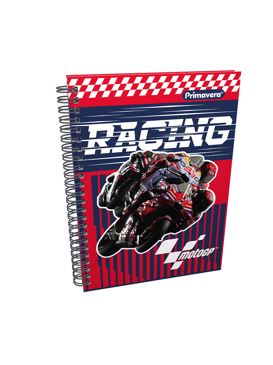 Cuaderno Argollado  Primavera  Pasta Dura Hombre Cuadros  12