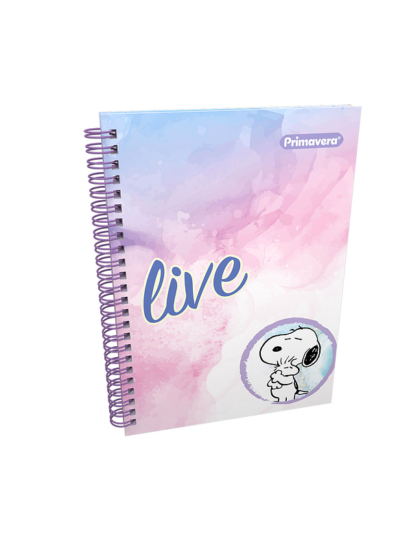 Cuaderno Argollado  Primavera  Pasta Dura Cuadros  6