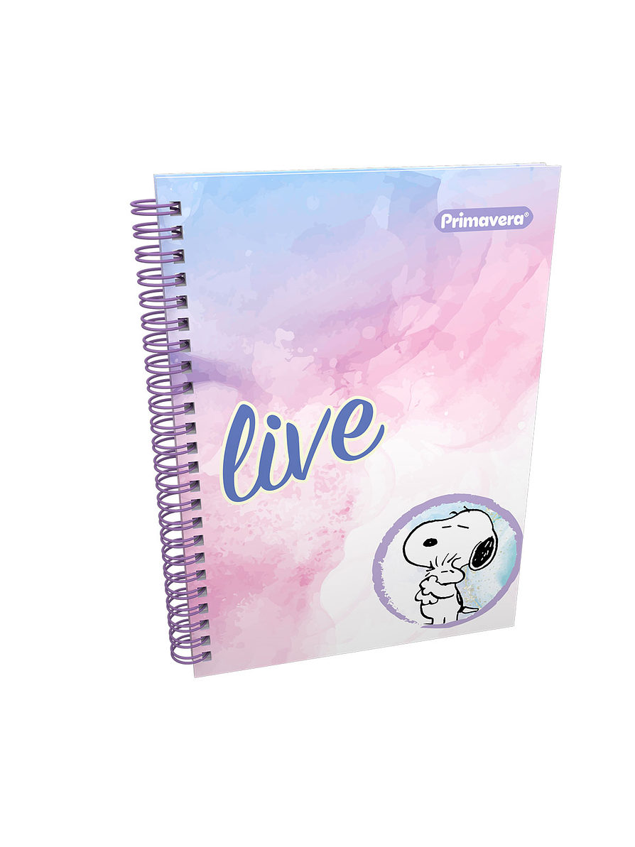 Cuaderno Argollado  Primavera  Pasta Dura Cuadros  6