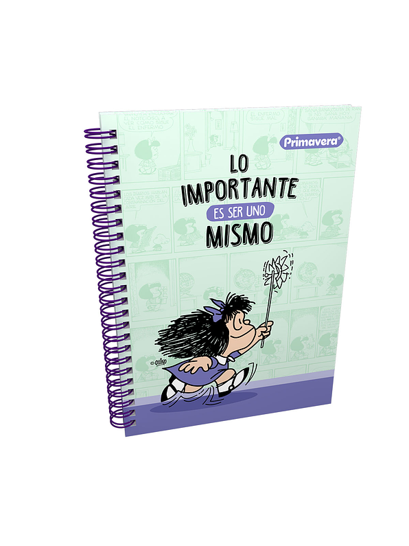 Cuaderno Argollado  Primavera  Pasta Dura Cuadros  7