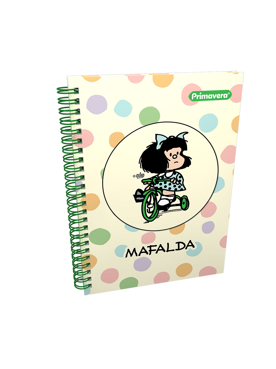 Cuaderno Argollado  Primavera  Pasta Dura Cuadros  12