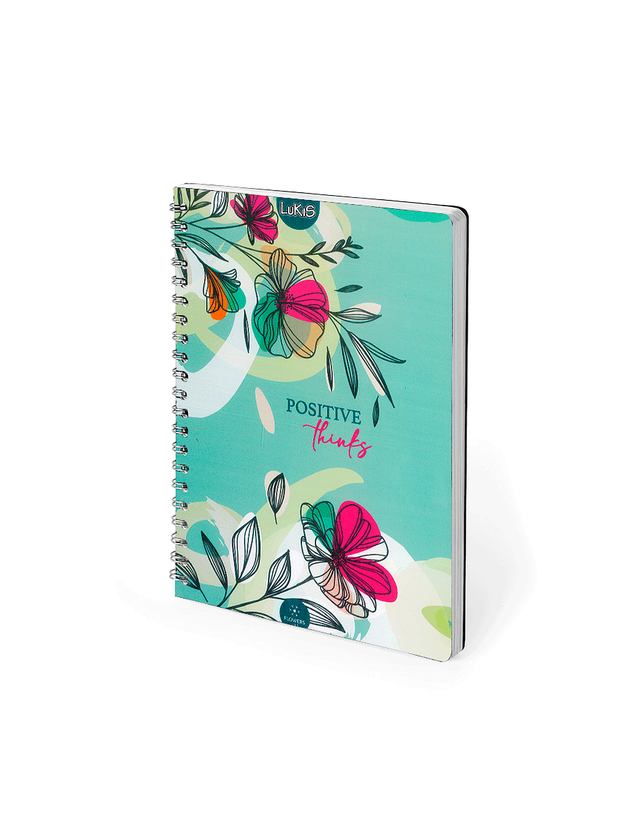 Cuaderno Lukis Argollado Pasta Dura Cuadros 2