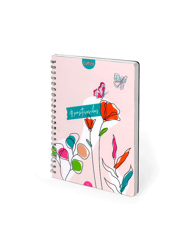 Cuaderno Lukis Argollado Pasta Dura Cuadros 7