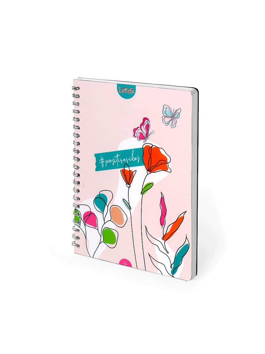 Cuaderno Lukis Argollado Pasta Dura Cuadros 7