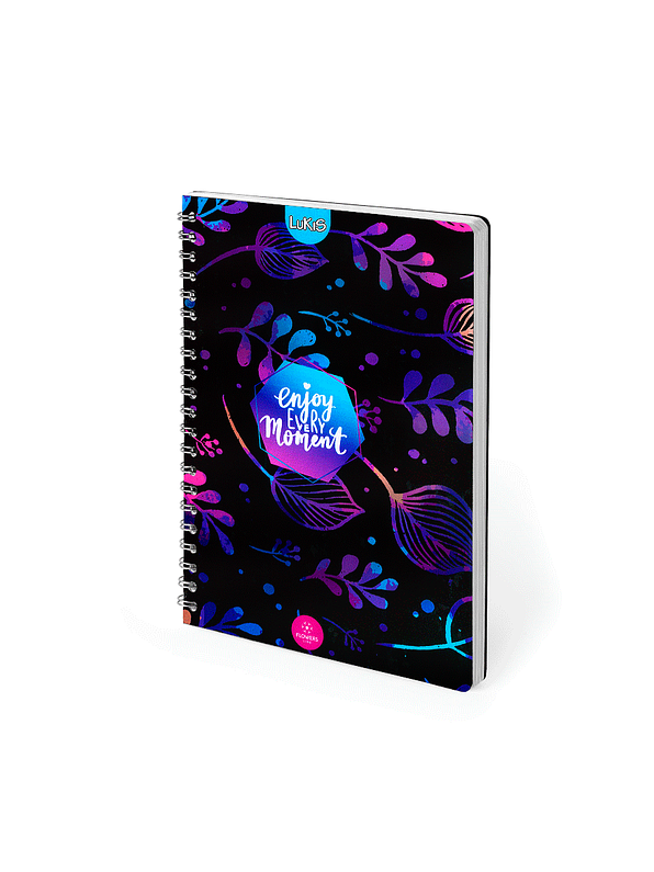 Cuaderno Lukis Argollado Pasta Dura Cuadros 8