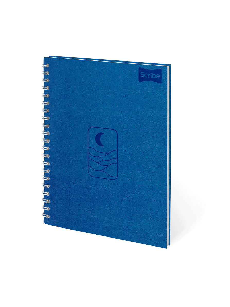 Cuaderno Catedrático Pasta Dura Cuero Femenino Scribe 80 Hojas 2