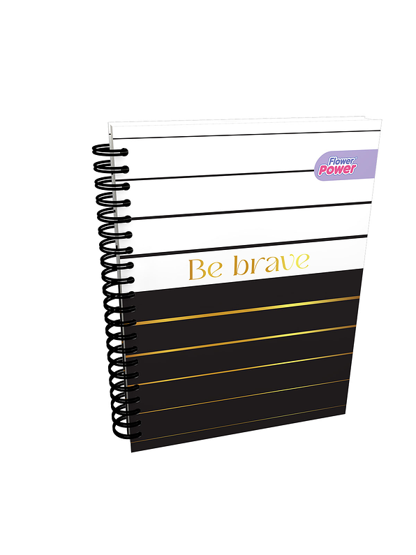 Cuaderno Argollado 7 Materias Primavera Cuadros  5