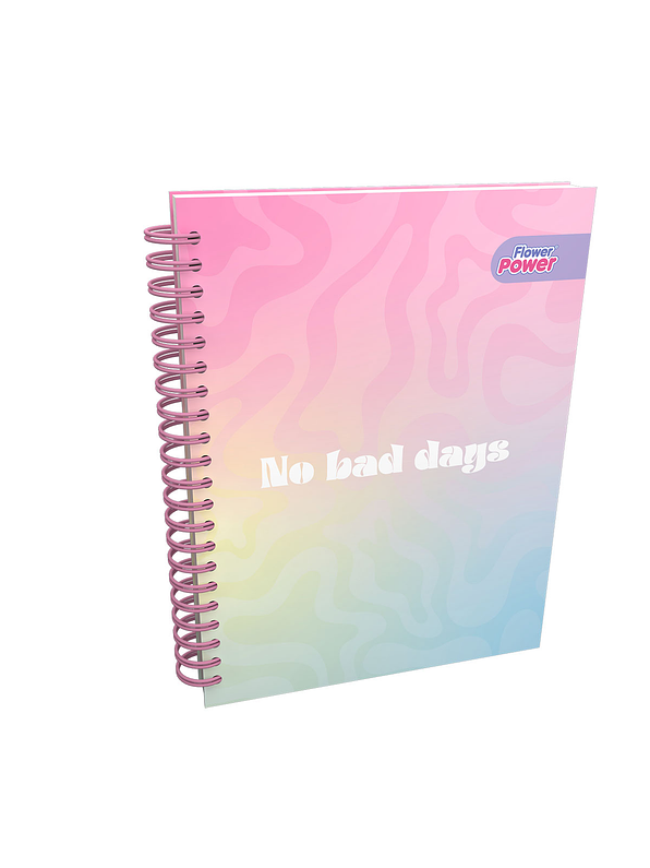 Cuaderno Argollado 7 Materias Primavera Cuadros  8