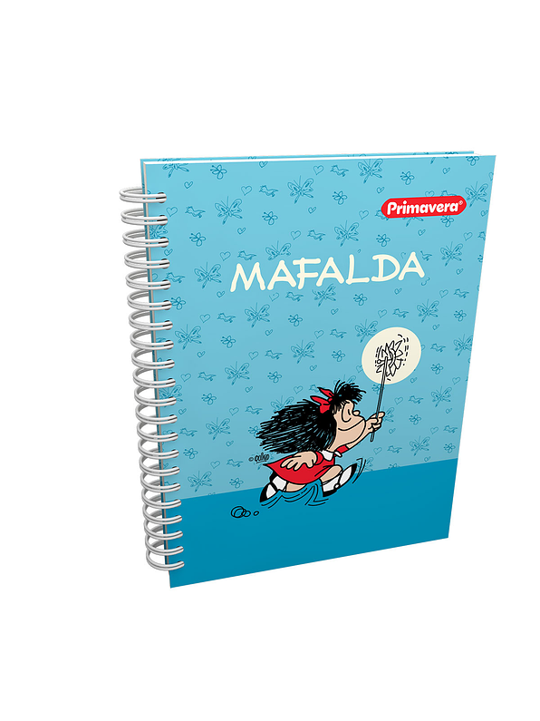 Cuaderno Argollado 7 Materias Primavera Cuadros  8