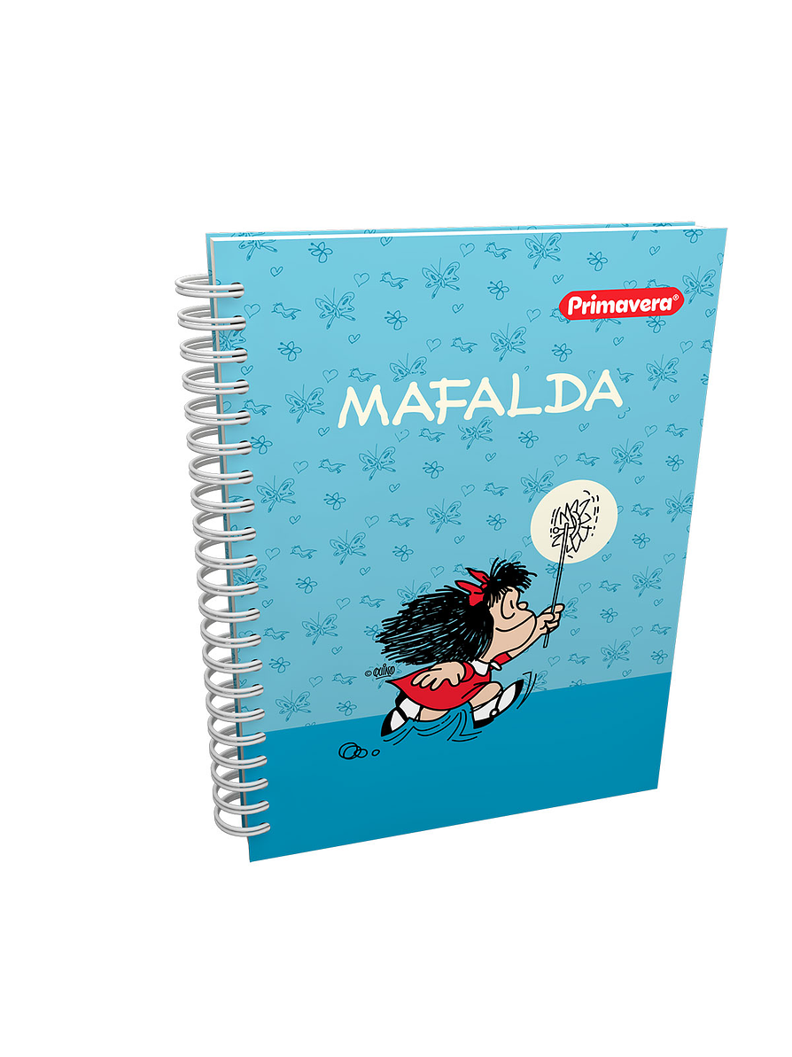 Cuaderno Argollado 7 Materias Primavera Cuadros  8