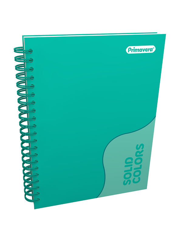 Cuaderno Primavera Multimatería Catedrático 7 Materias Solid Colors 2