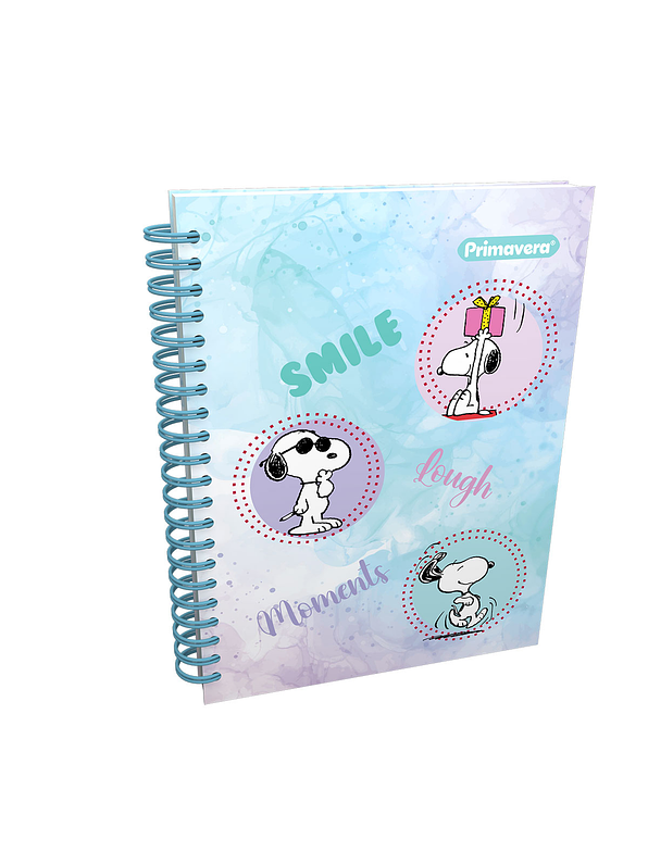 Cuaderno Primavera Argollado 5 Materias Femenino 1