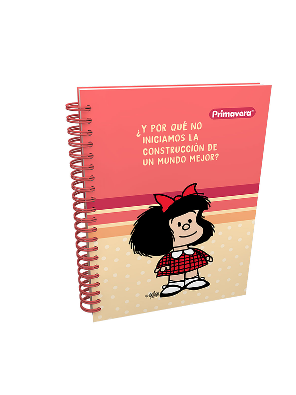 Cuaderno Primavera Argollado 5 Materias Femenino 5