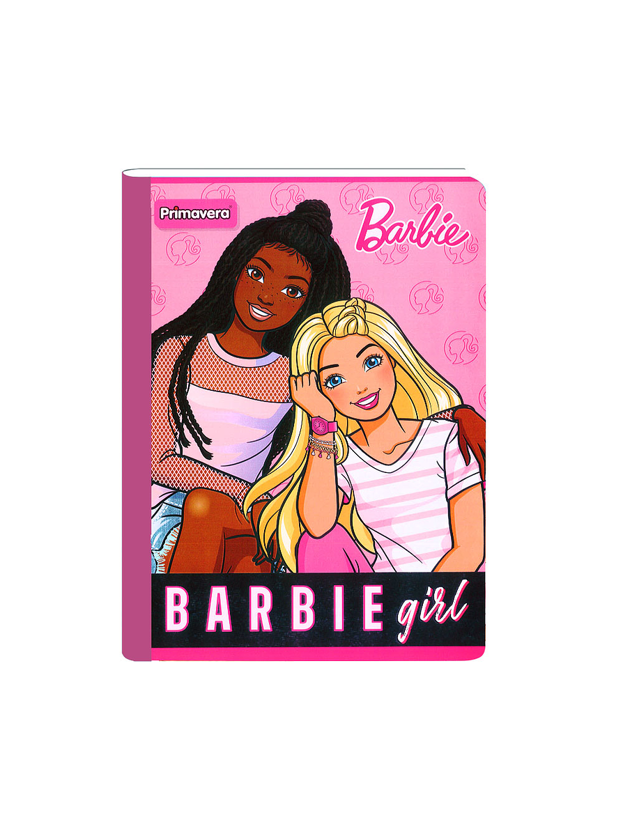 Cuaderno Cosido Primavera Mattel Barbie 100 Hojas Cuadros 3