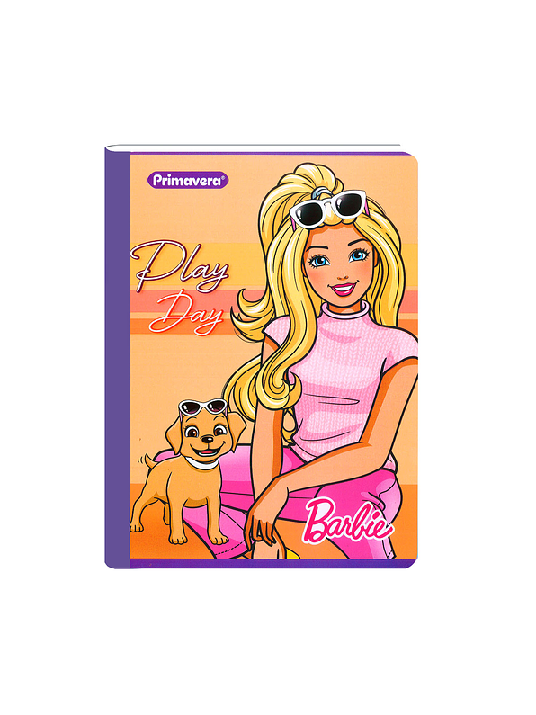 Cuaderno Cosido Primavera Mattel Barbie 100 Hojas Cuadros 6