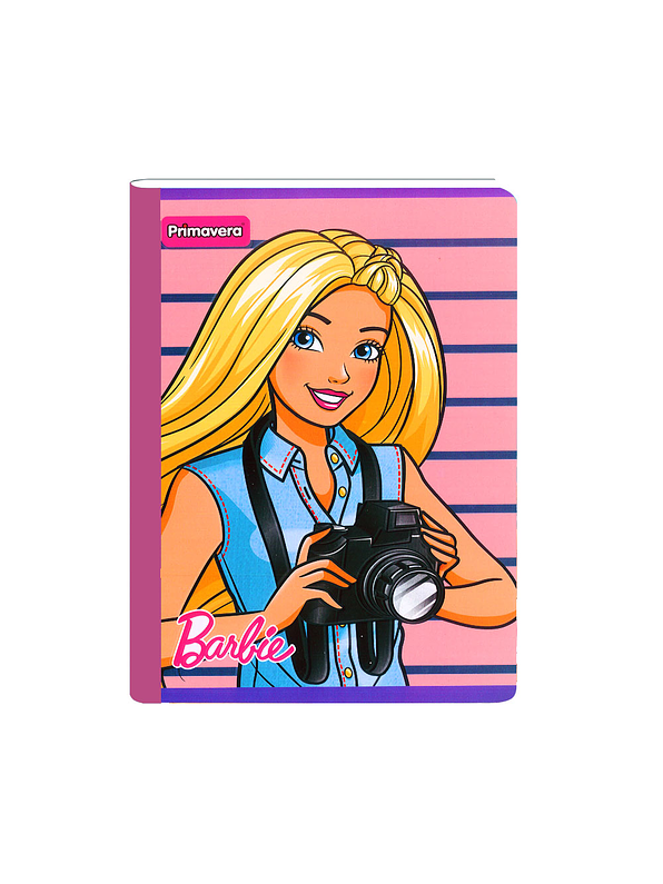 Cuaderno Cosido Primavera Mattel Barbie 100 Hojas Cuadros 7