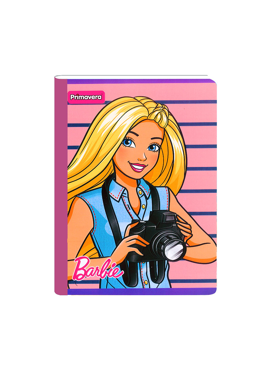 Cuaderno Cosido Primavera Mattel Barbie 100 Hojas Cuadros 7