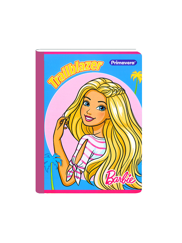 Cuaderno Cosido Primavera Mattel Barbie 100 Hojas Cuadros 9