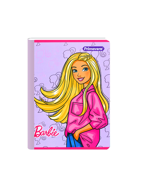 Cuaderno Cosido Primavera Mattel Barbie 100 Hojas Cuadros 11