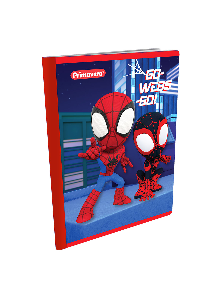 Cuaderno Cosido Spidey Marvel 50 Hojas Cuadros  1