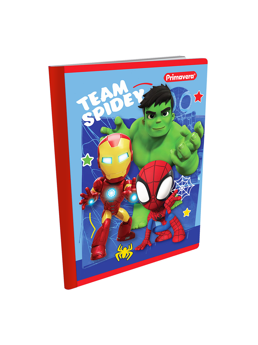 Cuaderno Cosido Spidey Marvel 50 Hojas Cuadros  3