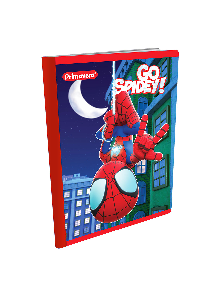 Cuaderno Cosido Spidey Marvel 50 Hojas Cuadros  4