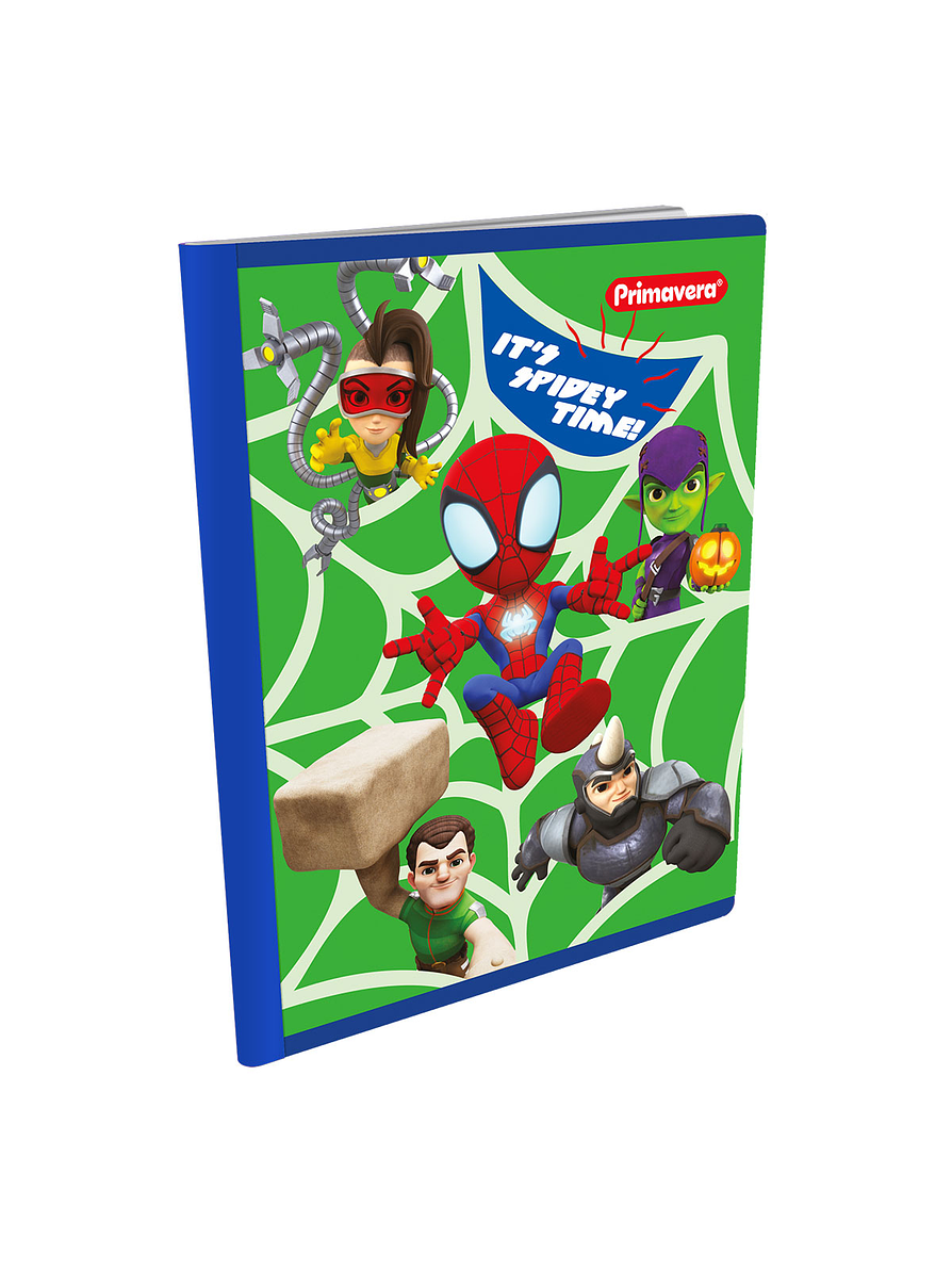 Cuaderno Cosido Spidey Marvel 50 Hojas Cuadros  5