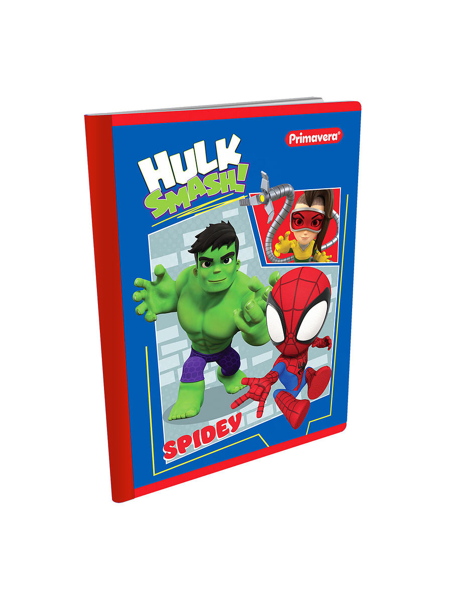 Cuaderno Cosido Spidey Marvel 50 Hojas Cuadros  7