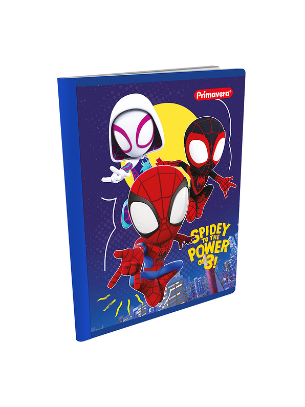 Cuaderno Cosido Spidey Marvel 50 Hojas Cuadros  8