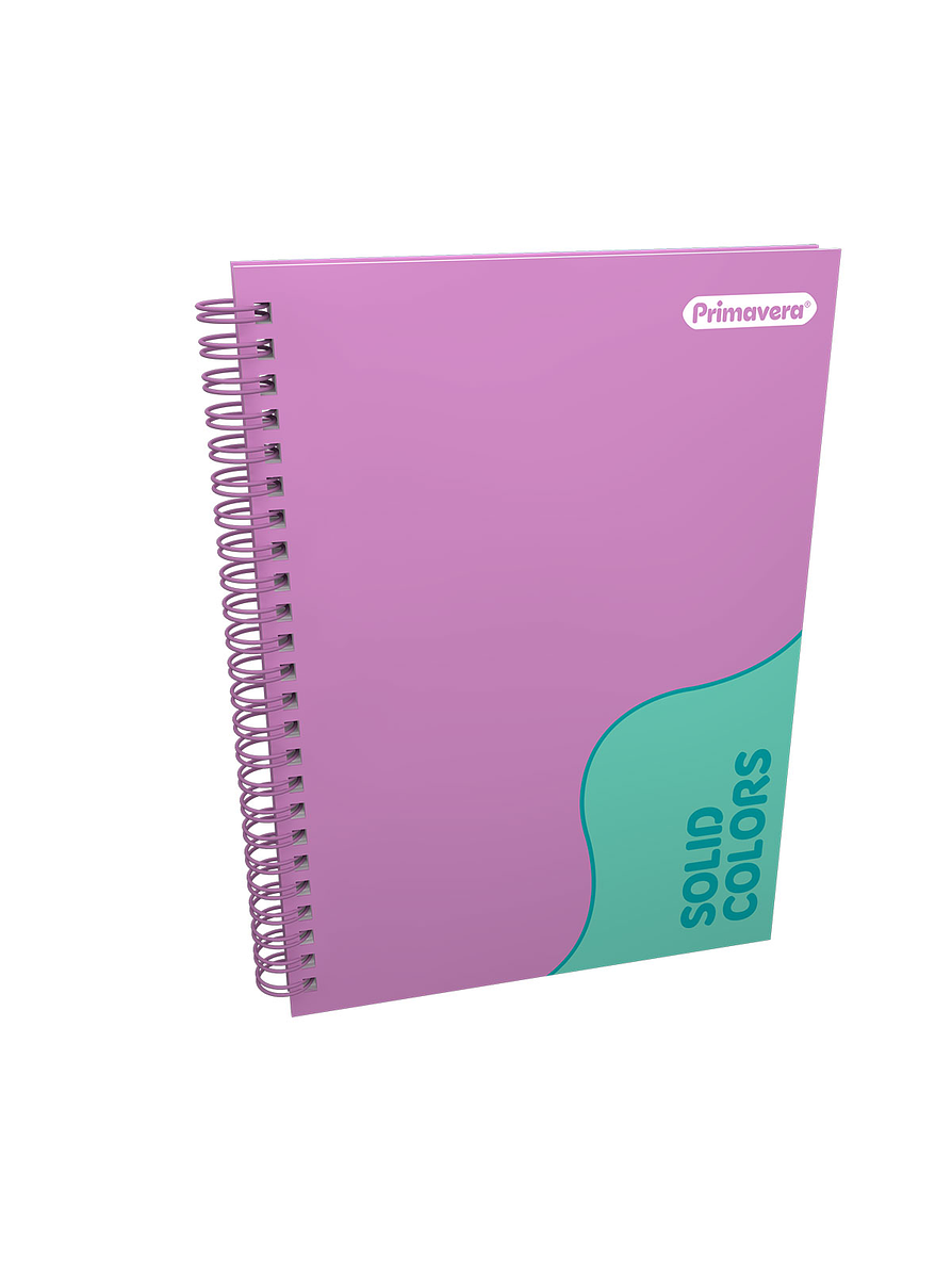 Cuaderno Catedrático Solid Colors Mujer 80 Hojas Cuadros 2