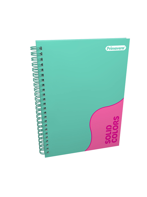 Cuaderno Catedrático Solid Colors Mujer 80 Hojas Cuadros 3