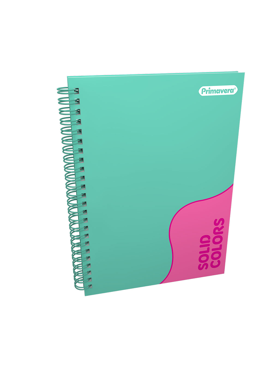 Cuaderno Catedrático Solid Colors Mujer 80 Hojas Cuadros 3
